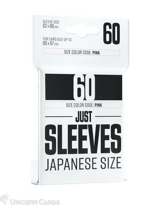 Just Sleeves: Japanese Size Black (60)