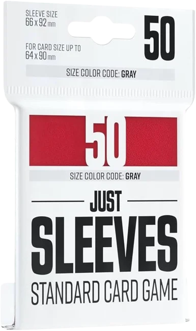 Just Sleeves: Standard Card Game Red (50)