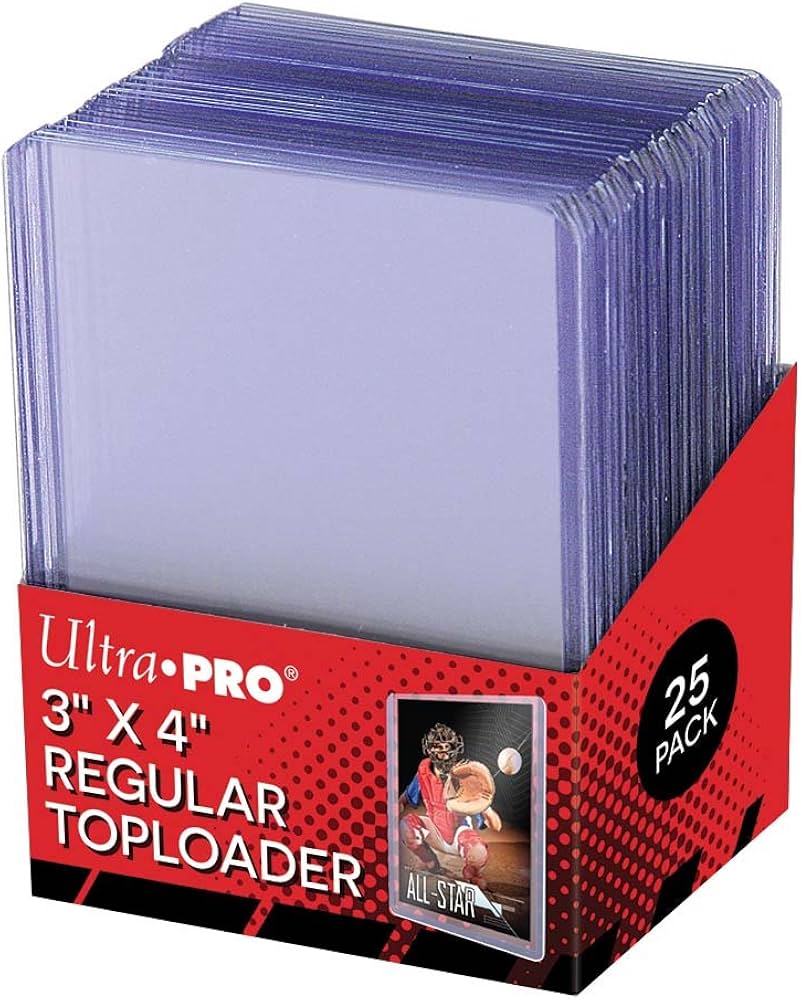 Ultra Pro Toploaders 3x4 ,35pt pack of 25