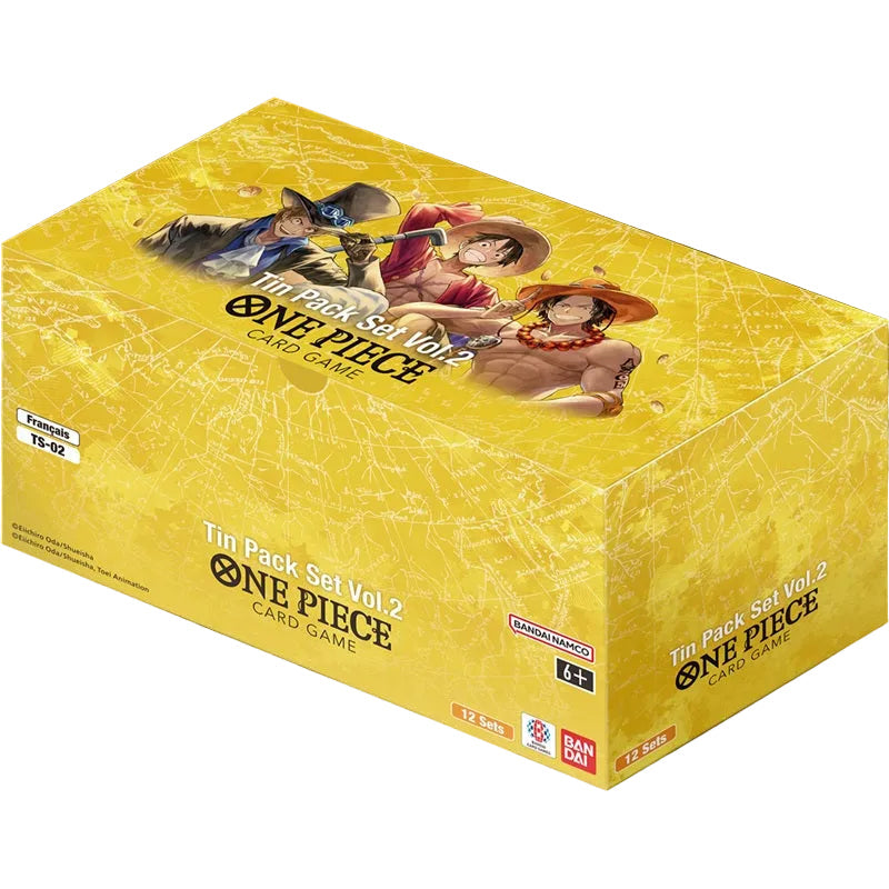 One Piece TCG- Tins Vol.2 Box of 12 Tins Eng