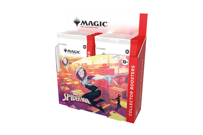 Magic The Gathering Marvel's Spider-Man Sealed Collector Booster Box (12 Collector's Pack)