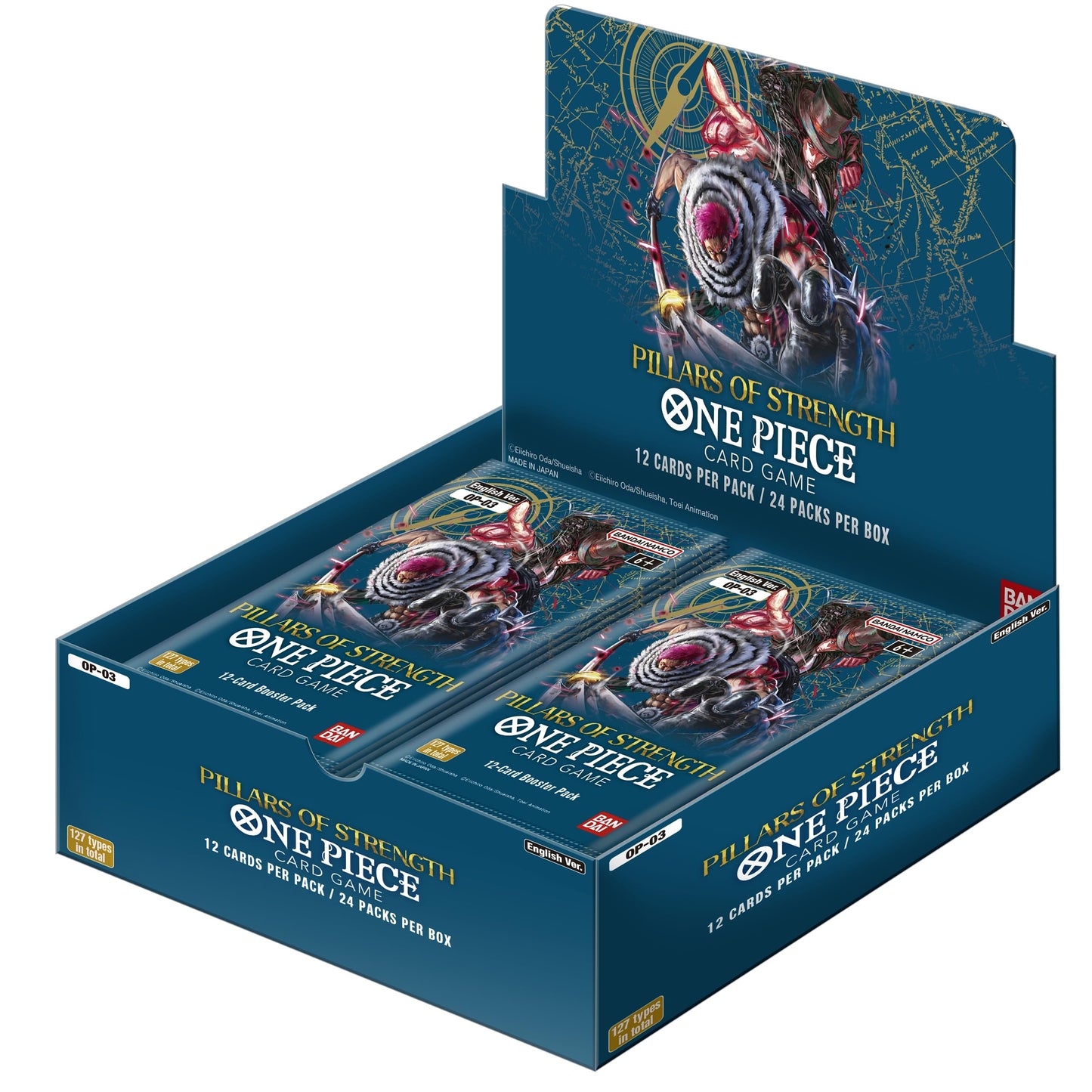 One Piece Card Game: Booster Box - (OP-03) Pillars of Strength