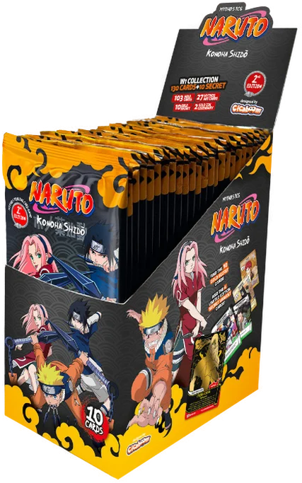 Naruto Mythos Set 1 Konoha Shido 2nd Edition Booster Box (24 Packs)