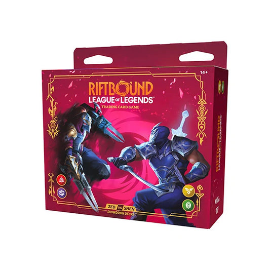 Riftbound: League of Legends Trading Card Game - Vendetta Showdown Decks Zed Vs Shen