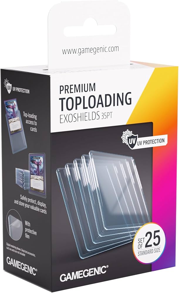 Gamegenic Premium Toploader Exoshields 35pt (25ct)