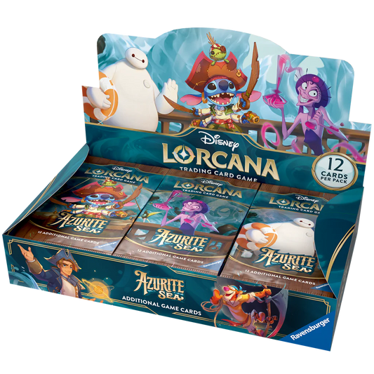 Disney Lorcana Trading Card Game - Booster Pack Display (24pc) - Set 6 Azurite Sea