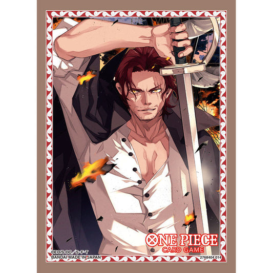 One Piece Card Game - Official Card Sleeve 10 - Shanks