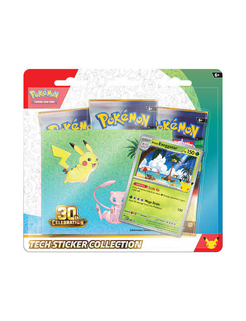 Pokémon TCG: Tech Sticker Collection -30th Celebration - Exeggutor