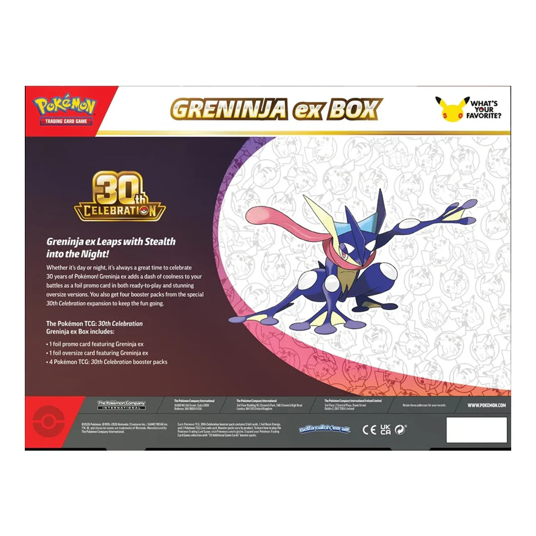 Pokémon TCG: ex Box - Greninja - 30th Celebration