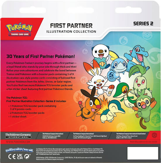 Pokémon TCG First Partner Illustration Collection Series 2 Sealed