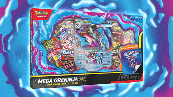 Pokémon TCG Mega Greninja ex Premium Collection Box Factory Sealed
