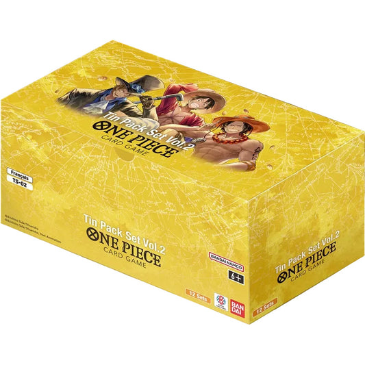 One Piece TCG- Tins Vol.2 Box of 12 Tins Eng