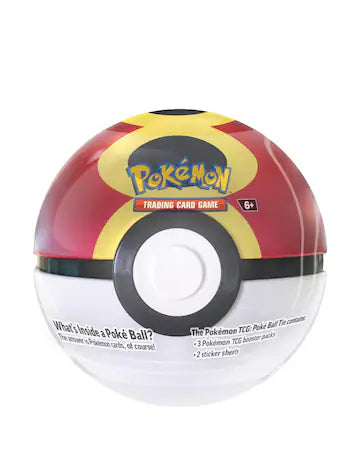 Pokemon Pokeball Tin Red and Yellow 2025 Eng Sealed