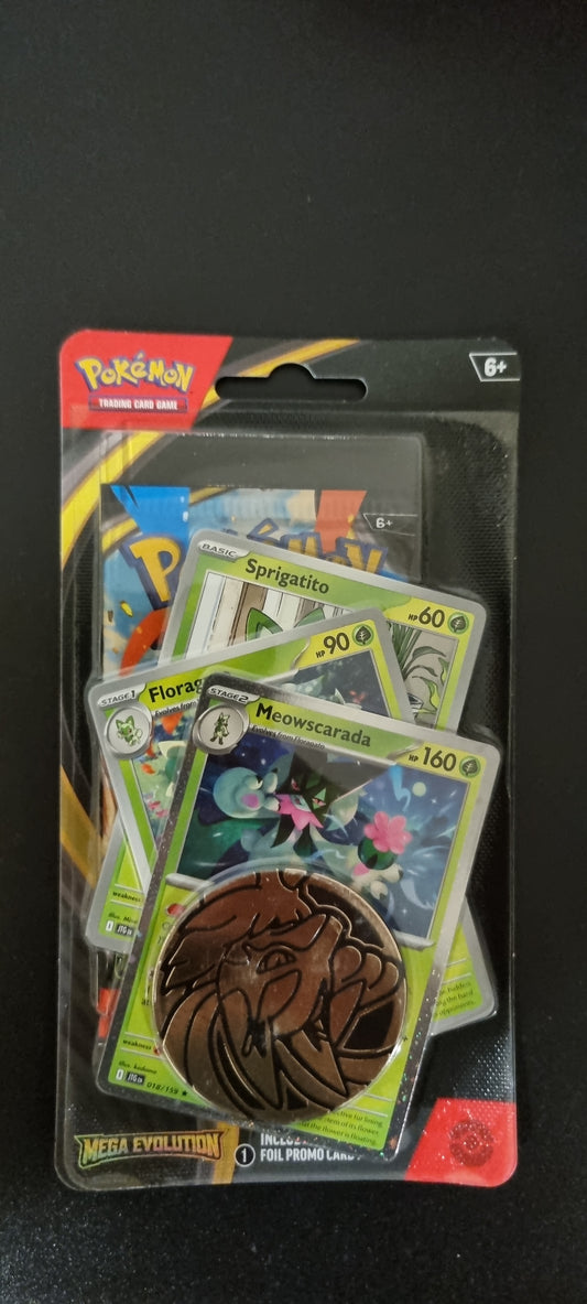 Pokemon Trading Card Game - Mega Evolution Checklane Blister (Meowscarada)