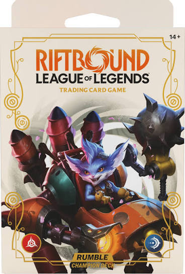 Riftbound: League of Legends 
TCG - Spiritforged Champion 
Deck - Rumble