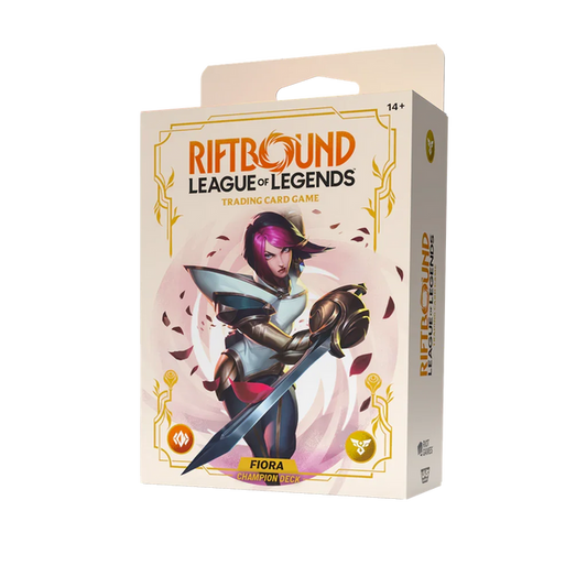 Riftbound: League of Legends TCG - Spiritforged Champion Deck - Fiora Display